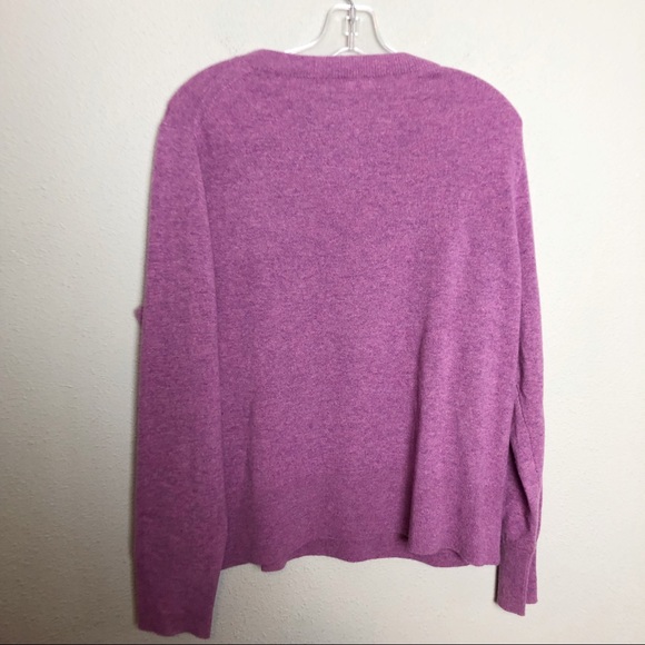 Jcrew Classic Fit 100% Cashmere Crewneck Sweater Size XL - Picture 5 of 8